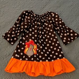 Little Girl's Turkey Dress